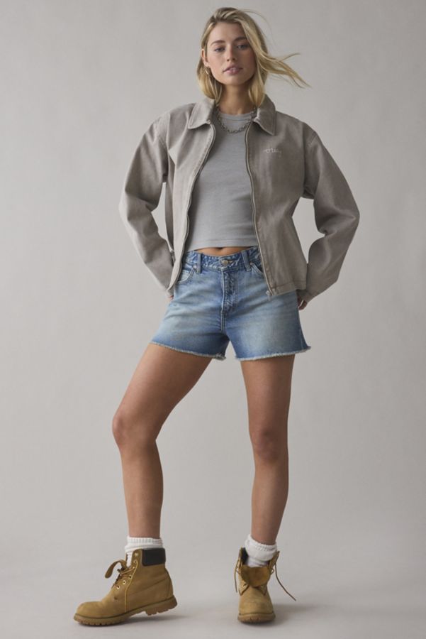 Slide View: 3: OBEY Serene Denim Zip-Up Shirt Jacket