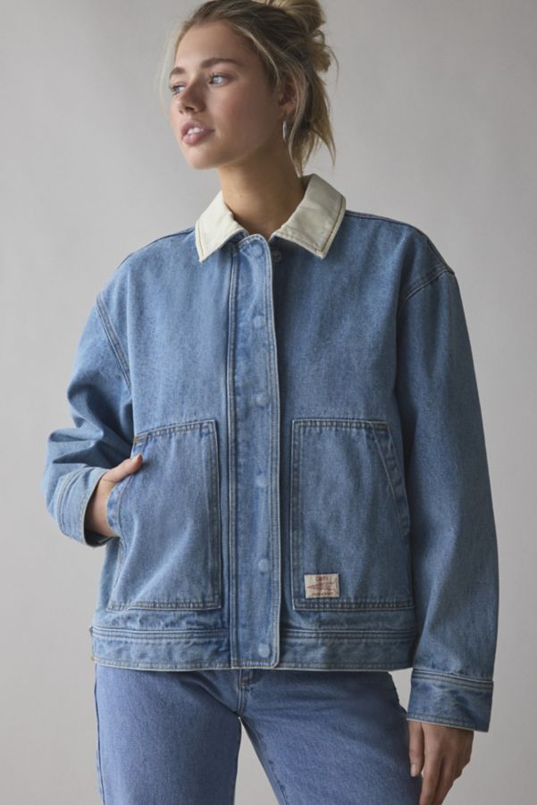 Slide View: 1: OBEY Sybil Denim Dad Jacket