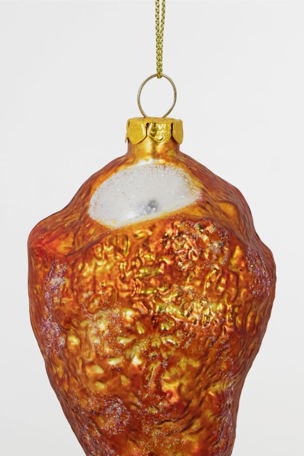 Slide View: 4: Buffalo Chicken Wing Glass Ornament