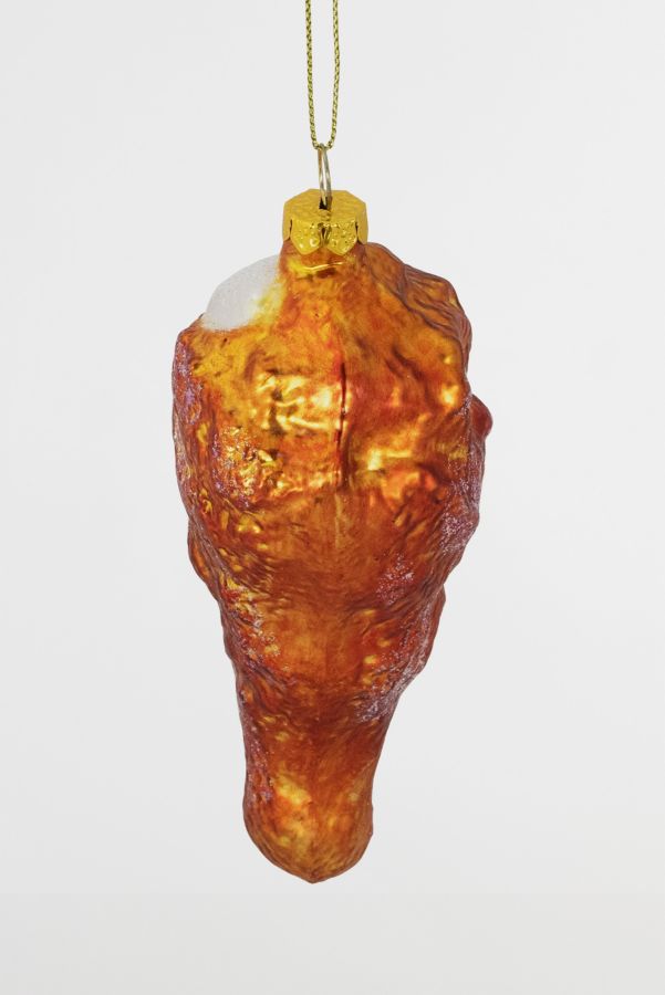 Slide View: 5: Buffalo Chicken Wing Glass Ornament