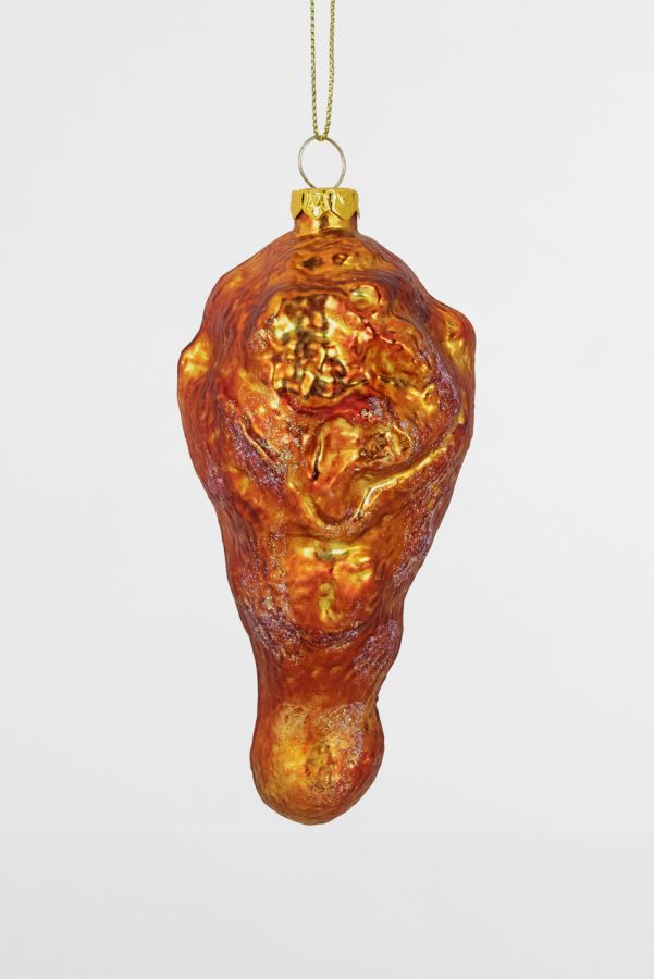 Slide View: 1: Buffalo Chicken Wing Glass Ornament