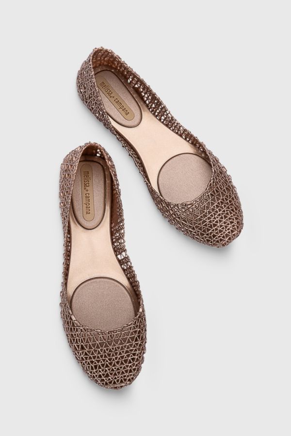 Slide View: 2: Melissa Campana Papel Jelly Ballerina Flat