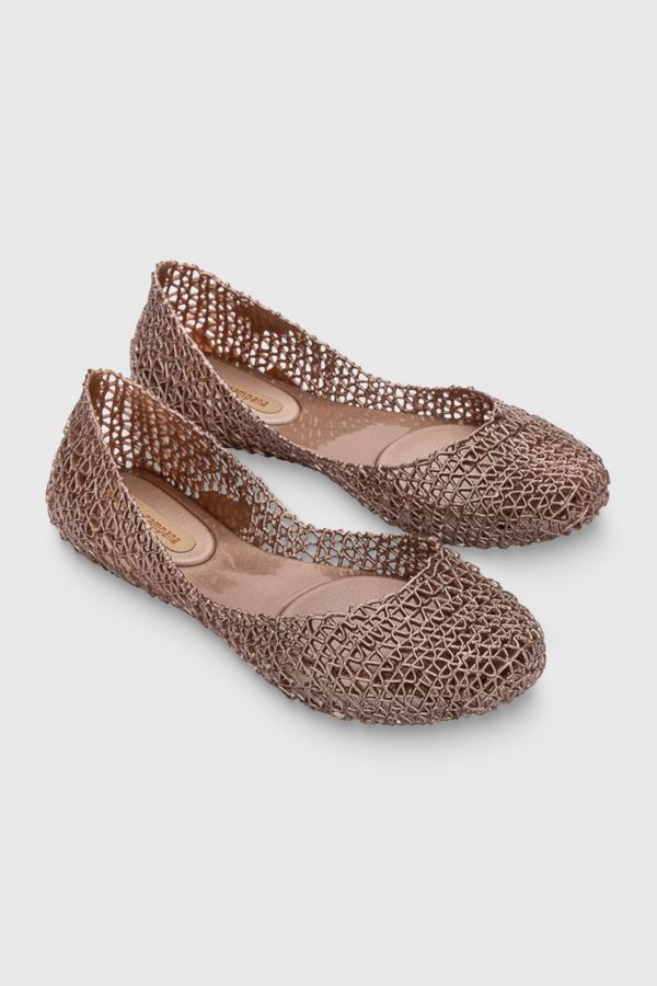 Slide View: 3: Melissa Campana Papel Jelly Ballerina Flat