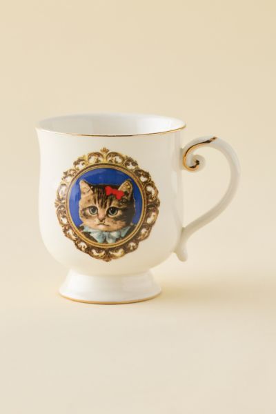 Gilded Graphic Ceramic Mug