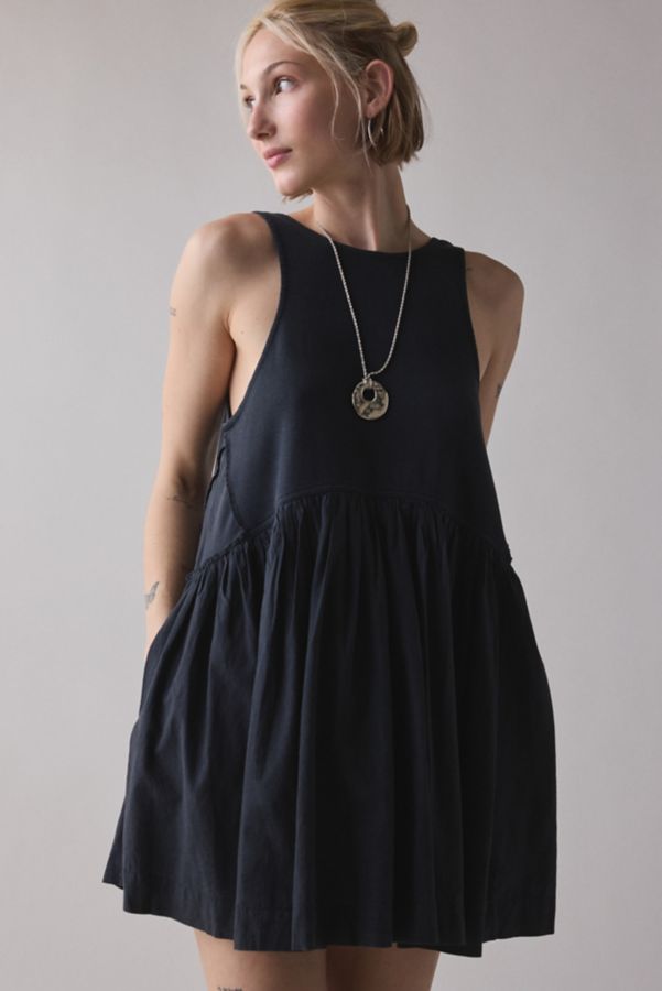 Slide View: 2: UO Lucia Trapeze Cotton Sleeveless Mini Dress