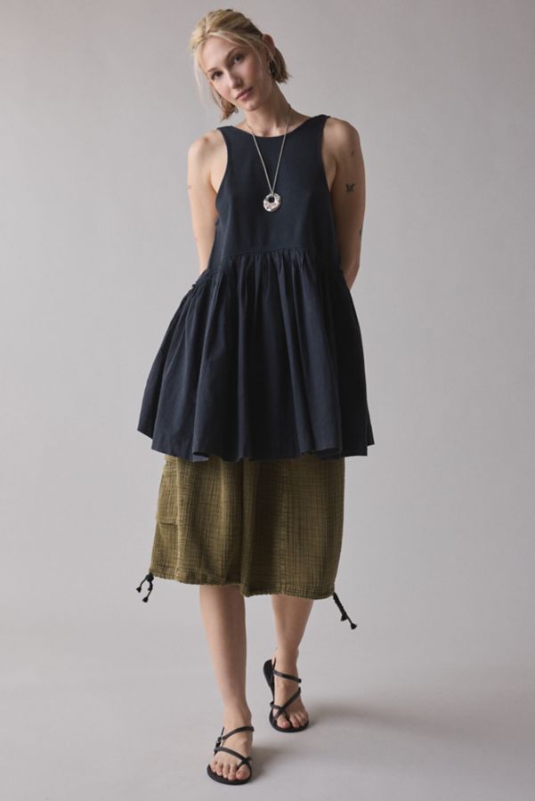 Slide View: 5: UO Lucia Trapeze Cotton Sleeveless Mini Dress