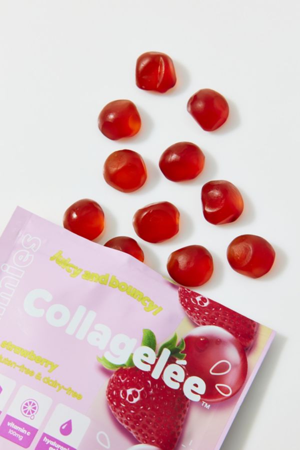 Slide View: 2: Collagelée Collagen-Infused Fruit Gummies Dietary Supplement