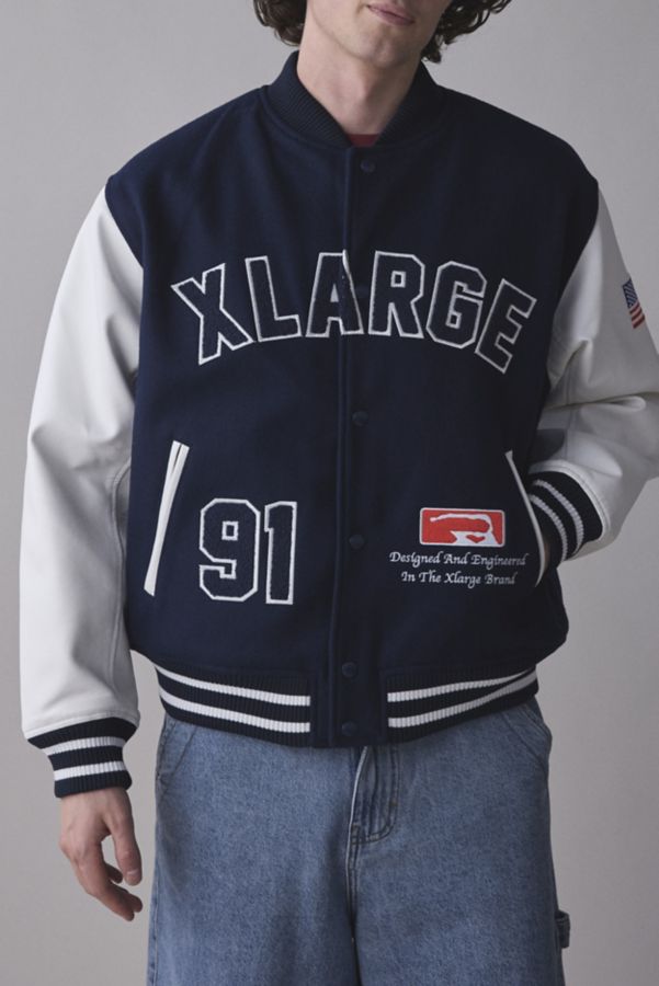 Slide View: 1: XLARGE OG Logo Varsity Jacket