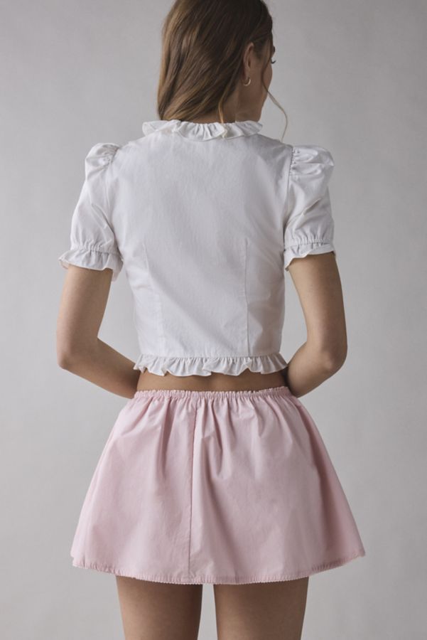 Slide View: 3: Kimchi Blue Belle Cotton Poplin Mini Skirt