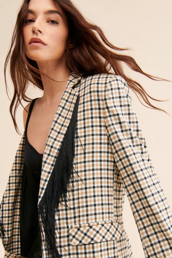 Slide View: 3: Sister Jane Arthur Fringe Blazer