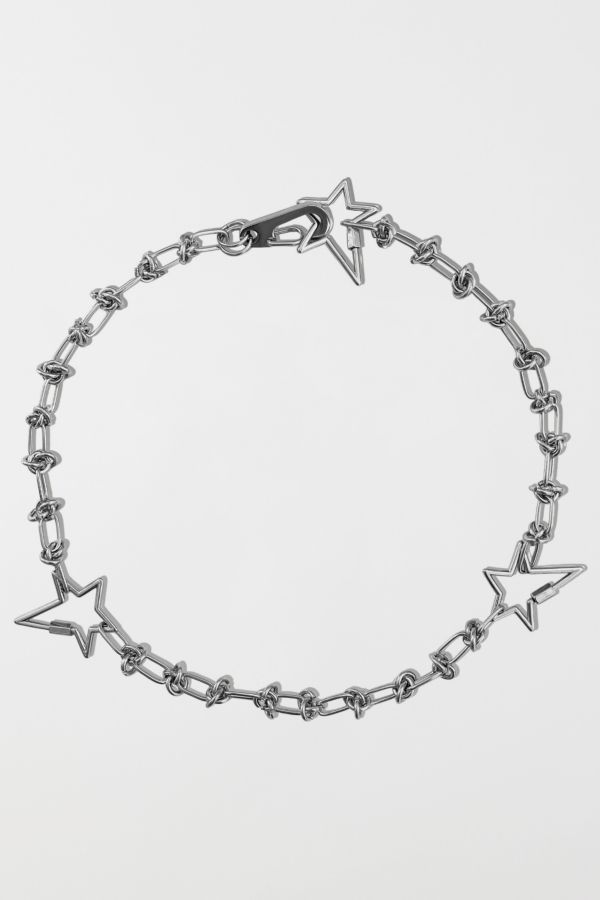 Slide View: 3: Five Fourty Nine Celestial Barbed Wire Necklace