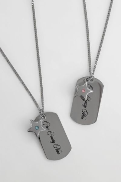 Five Fourty Nine Tag Chain Necklace