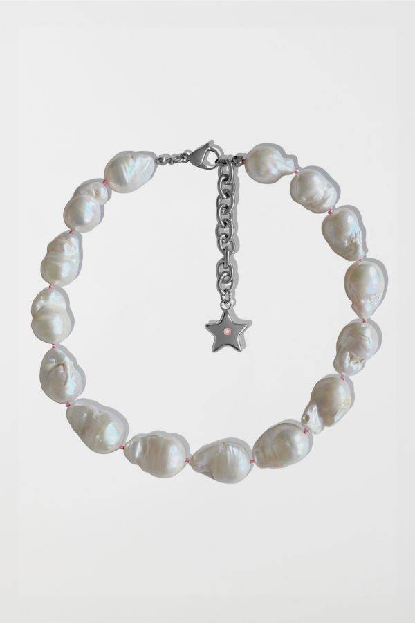 Slide View: 3: Five Fourty Nine Cleo Baroque Pearl Necklace