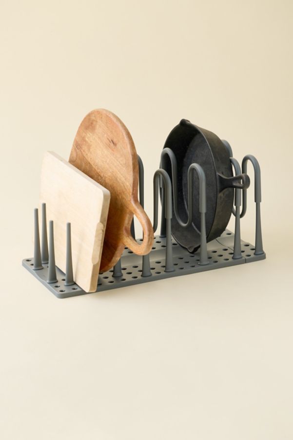 Slide View: 1: Kim Extendable Kitchen Cabinet Cookware Organizer