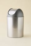 Thumbnail View 1: Chrome Swing-Top Lid Trash Bin