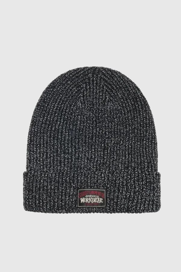 Slide View: 1: Stussy Cuff Beanie Reflective Yarn