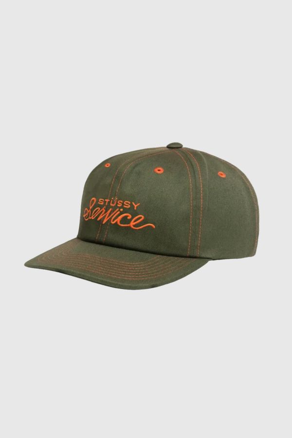 Slide View: 2: Stussy Mid-Depth Service Snapback Hat