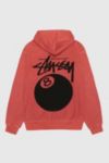 Thumbnail View 1: Stussy 8 Ball Pigment Dyed Hoodie Sweatshirt