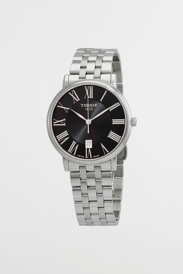 Slide View: 1: Tissot Carson Premium Quartz Black Dial Watch