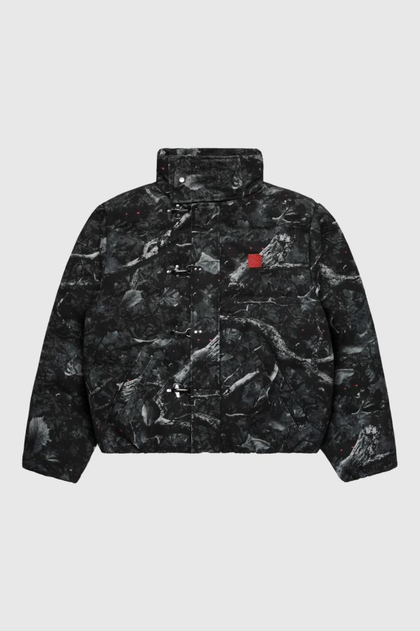 Slide View: 1: Fugazi Camo Puffer Jacket