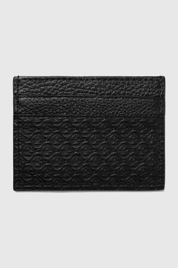 Slide View: 2: Fugazi Monogram Leather Cardholder