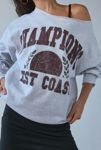 Thumbnail View 3: West Coast Champions Oversized Off-The-Shoulder Sweatshirt