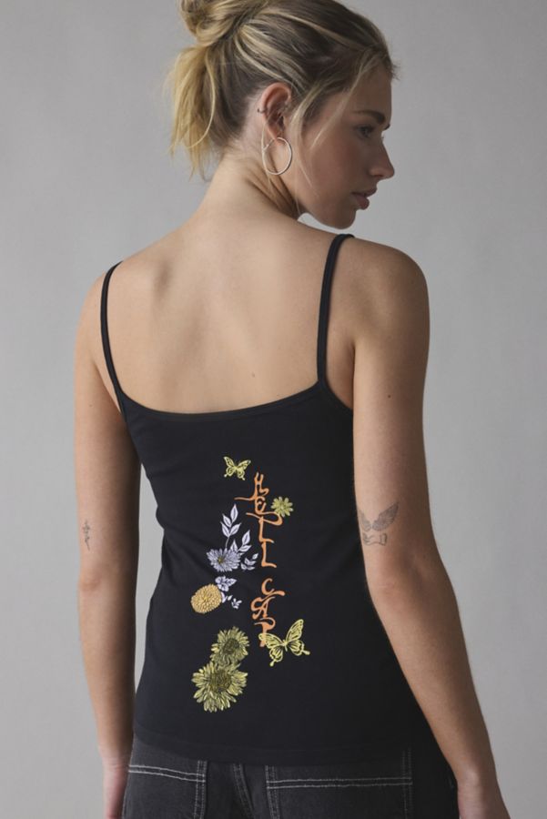 Slide View: 2: Camisole Courte Graphique Future State Hell Cat