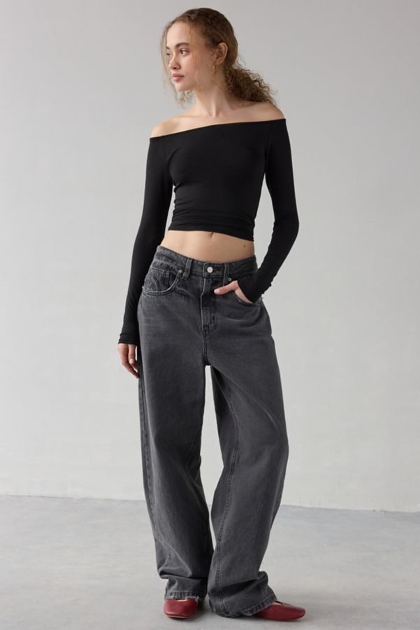 Slide View: 2: Urban Renewal Remnants Off-The-Shoulder Knit Top