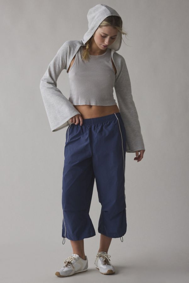 Slide View: 2: Urban Renewal Remnants Hooded Shrug Top