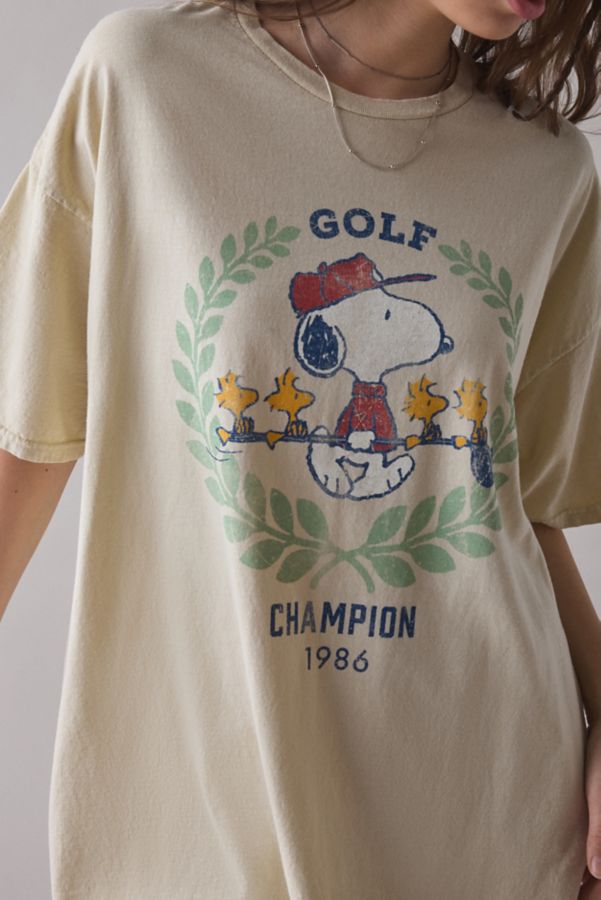 Slide View: 4: Peanuts Golf Champion Graphic T-Shirt Dress