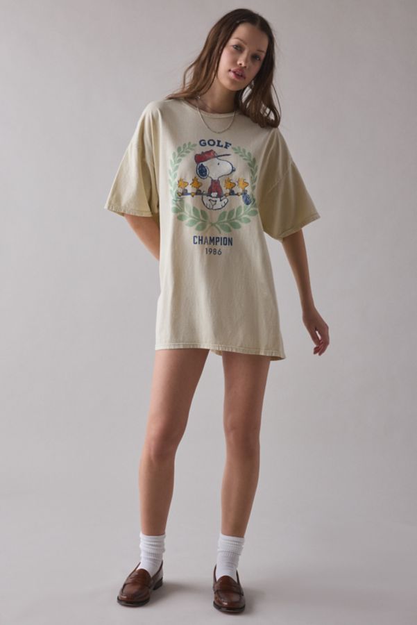 Slide View: 1: Peanuts Golf Champion Graphic T-Shirt Dress