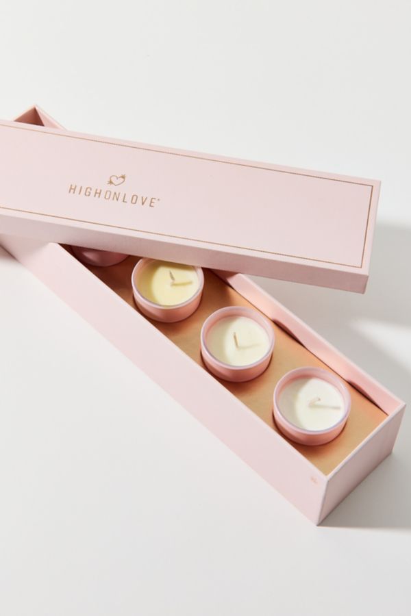 Slide View: 2: High On Love Mini Massage Candle Set