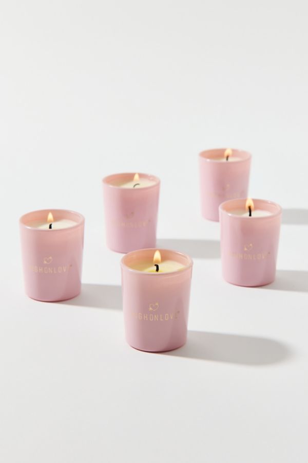 Slide View: 1: High On Love Mini Massage Candle Set