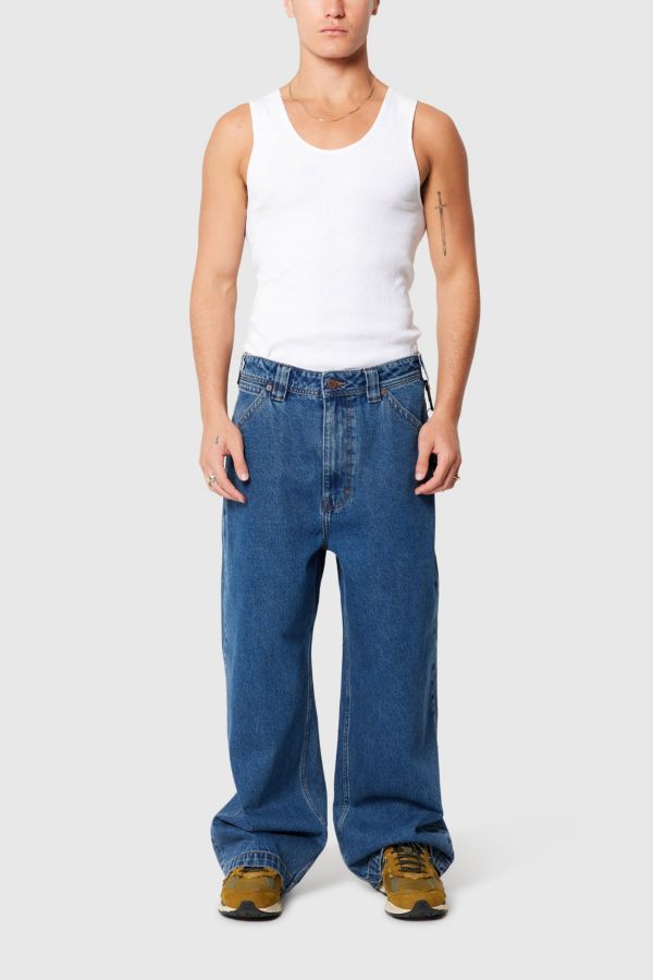 Slide View: 3: Abrand A7 Mega Baggy Embroidered Jean