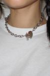 Thumbnail View 1: RIMOR Pin Through My Heart Chain Necklace