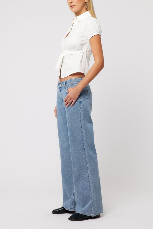 Slide View: 2: Abrand 99 Low Baggy Flare Jean