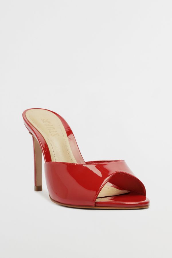 Slide View: 2: Schutz Cloe Patent Leather Mule Heel