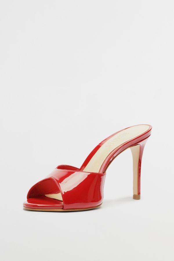 Slide View: 3: Schutz Cloe Patent Leather Mule Heel