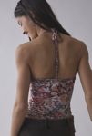 Thumbnail View 3: UO Isabel O-Ring Plunging Cowl Halter Top