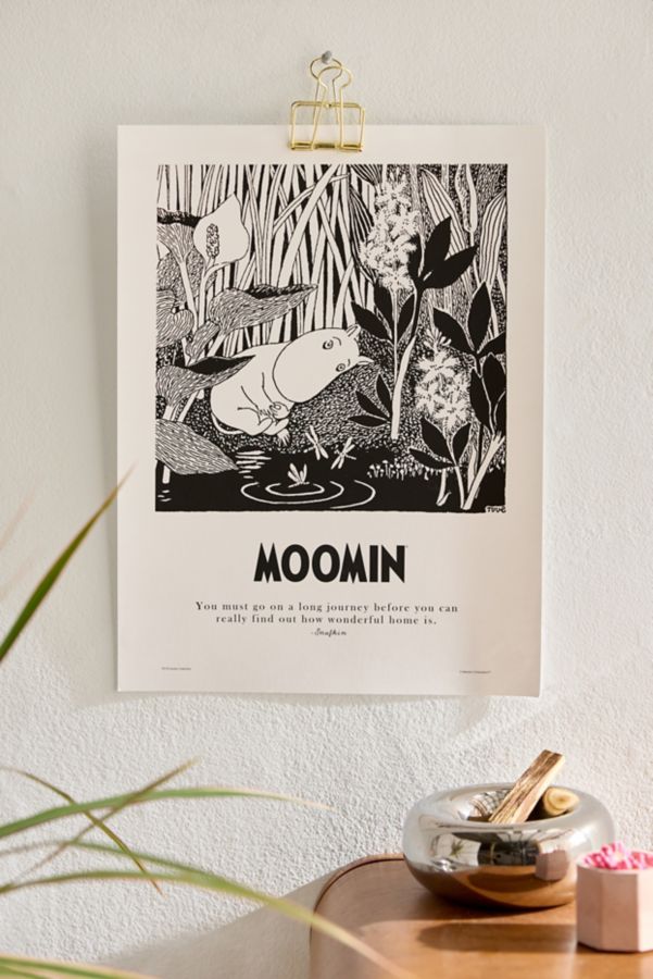 Slide View: 1: PSTR Studio Moomin Long Journey Frameless Art Print