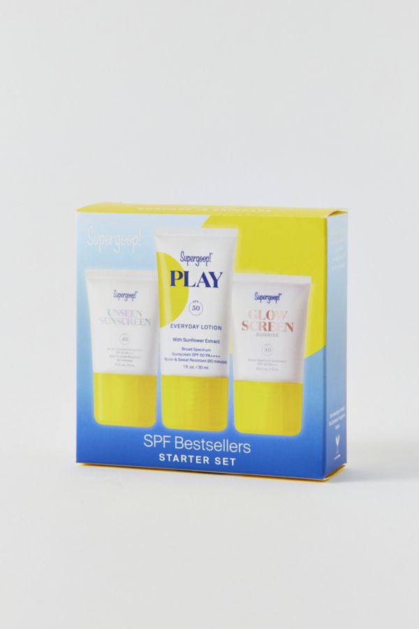 Slide View: 2: Supergoop! SPF Best Sellers Sunscreen Starter Kit