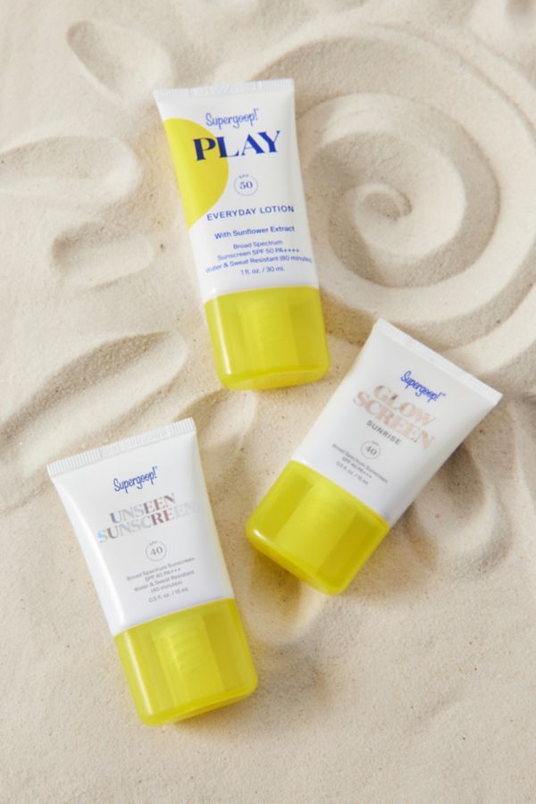 Slide View: 1: Supergoop! SPF Best Sellers Sunscreen Starter Kit