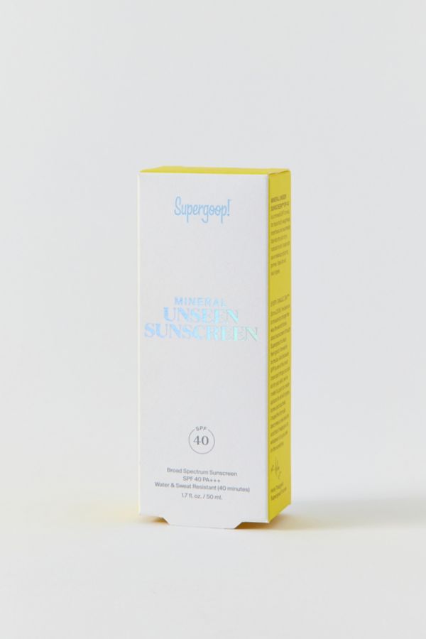 Slide View: 2: Supergoop! Mineral Unseen SPF 40 Sunscreen