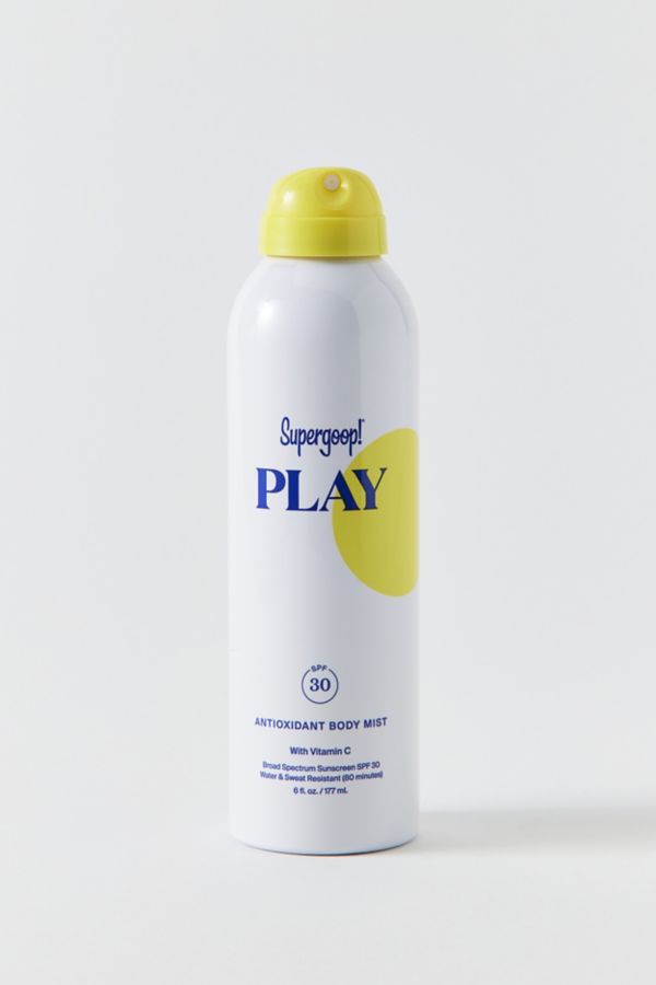 Slide View: 2: Supergoop! PLAY Antioxidant Body Sunscreen Mist SPF 30