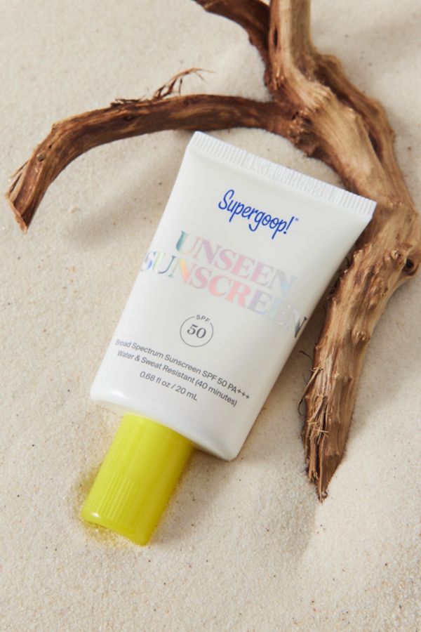 Slide View: 1: Supergoop! Unseen Mini Travel Sunscreen SPF 50