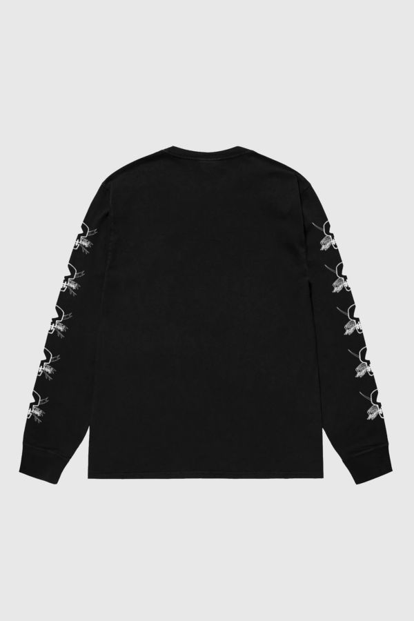 Slide View: 2: Stussy Pigment Dyed Fresh Foils Long Sleeve T-Shirt