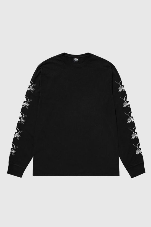 Slide View: 1: Stussy Pigment Dyed Fresh Foils Long Sleeve T-Shirt