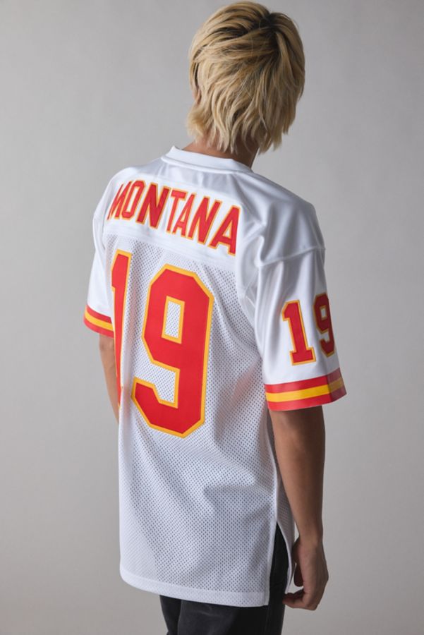 Slide View: 2: Maillot de football Joe Montana 1994 des Chiefs de Kansas City de la NFL Mitchell & Ness