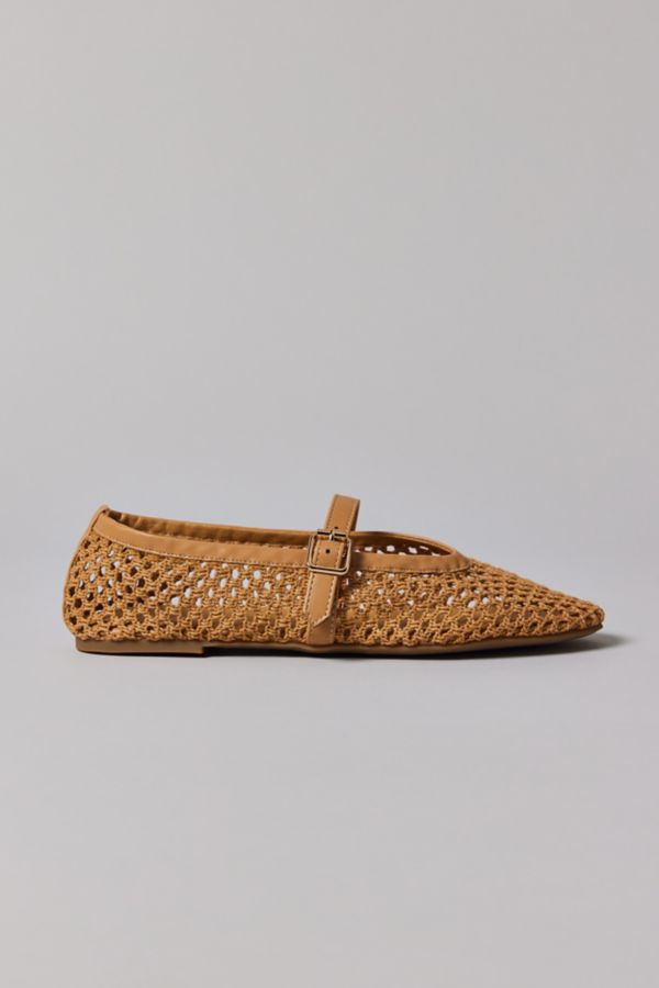 Slide View: 3: Coconuts By Matisse Footwear Nolita Woven Mary Jane Ballet Flat