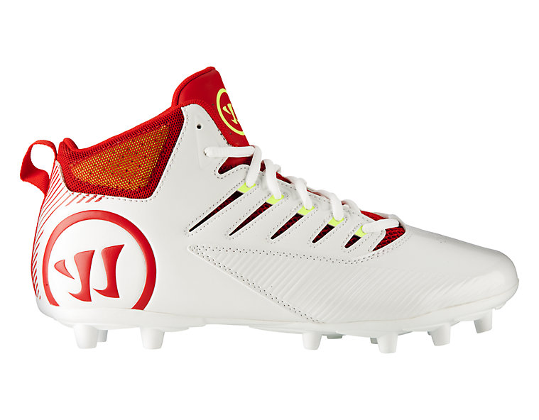 Third Degree Mid Cleat, White with Red image number 0